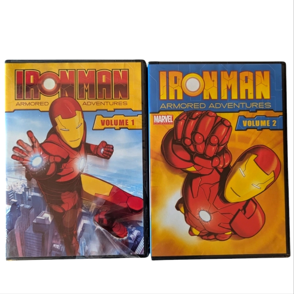 NEW Sealed Animated Iron Man - Armored Adventures Volume 1 & Volume 2 DVD Boxset